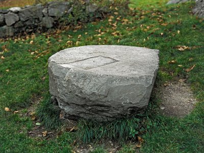 Civilization of the Camunni, forhistorie: offeralter. Periode mellom yngre steinalder og bronsealder. Capo di Ponte, Naquane helleristninger nasjonalpark, Valcamonica, Val Camonica, Italia av Prehistoric Prehistoric