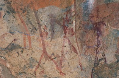 Menneskefigurer (hulemaleri) av Prehistoric Prehistoric