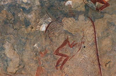 Menneskefigurer (hulemaleri) av Prehistoric Prehistoric