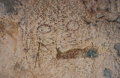 Menneskefigurer (hulemaleri) av Prehistoric Prehistoric