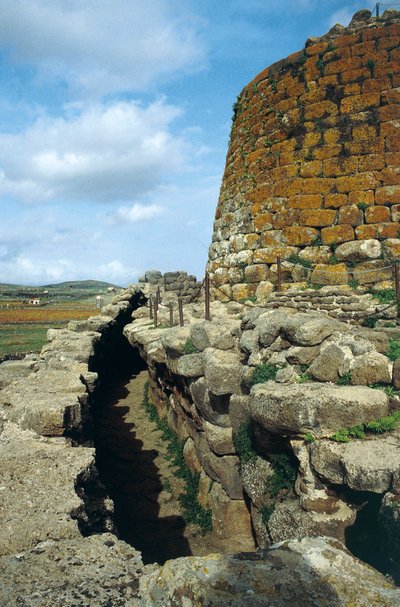 Italia, Sardinia-regionen, Torralba, provinsen Sassari, arkeologisk kompleks av Nuraghe Sant