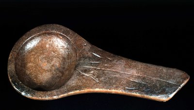 Magdalenerens lampe fra Lascaux - Antikvitetsmuseet i Saint-Germain-en-Laye av Prehistoric Prehistoric