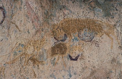 Ville dyr (hulemaleri) av Prehistoric Prehistoric