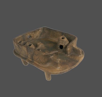 Modell av et hus, 3800-3600 f.Kr av Prehistoric Russian Culture