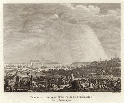 Leir på Champ de Mars av Prieur