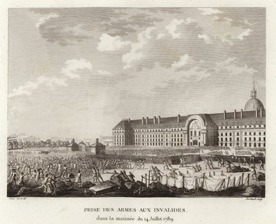 Til våpen på Les Invalides i Paris av Prieur