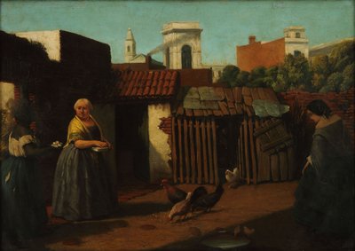 Buenos Aires uteplass i 1850 av Prilidiano Pueyrredon