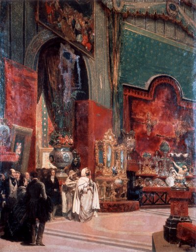 Abd al-Kadir besøker Exposition Universelle i Paris, 1855. av Prosper Lafaye or Lafait