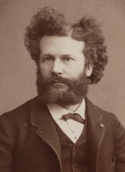 Portrett av Camille Flammarion 1842-1925, 1884. av Prudent René Patrice Dagron