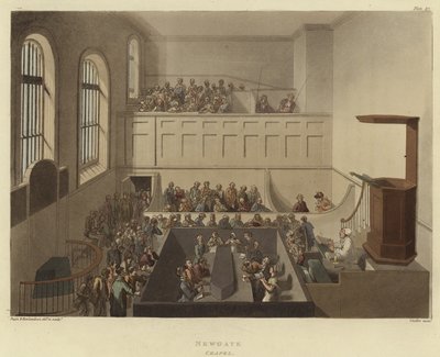 Newgate av Pugin and Rowlandson