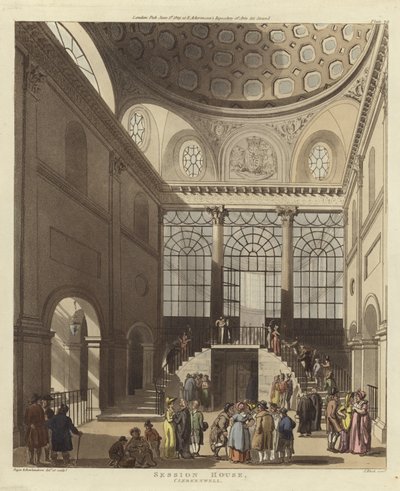 Sesjonshuset av Pugin and Rowlandson