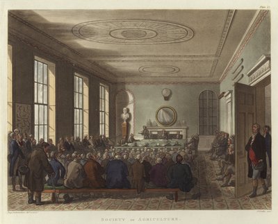 Landbrukssamfunnet av Pugin and Rowlandson
