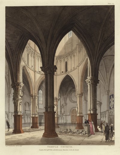 Tempelkirken av Pugin and Rowlandson