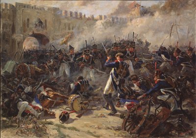 Slaget ved Smolensk i august 1812, 1956 av Pyotr Ivanovich Zhigimont