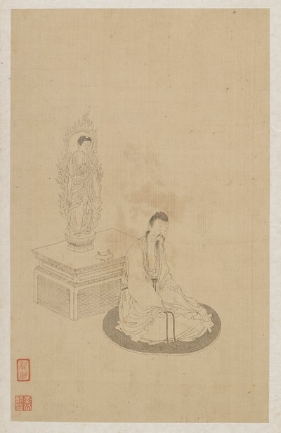Figurer av Qing Dynasty Chinese School