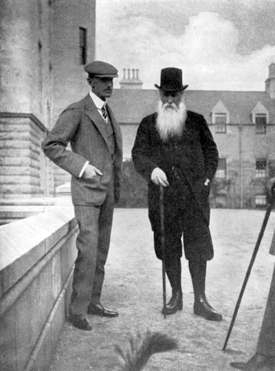 Sir Arthur Davidson og Sir Dighton Probyn, 1908 av Queen Alexandra