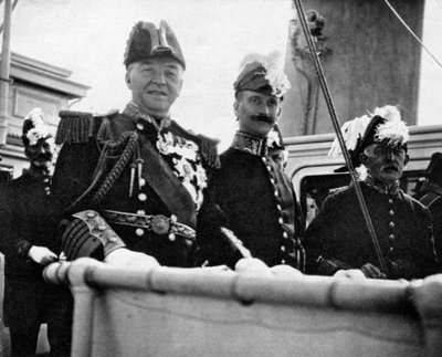 The Lords of the Admiralty ved Naval Review av 1907 1908. av Queen Alexandra