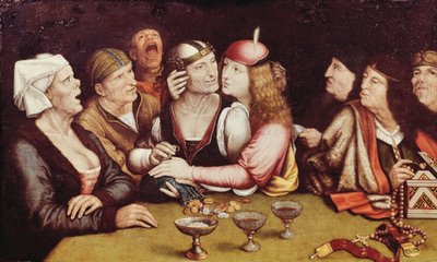 Ekteskapskontrakt av Quentin Massys or Matsys