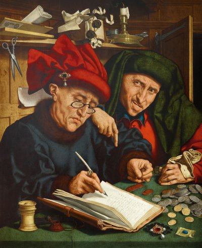 Skatteoppkreverne, 1520-årene av Quentin Massys or Metsys