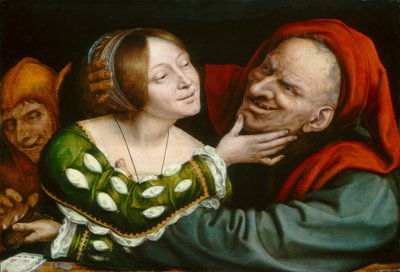 Ill-Matched Lovers, ca. 15201525. av Quinten Metsys