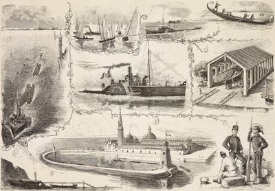 Gravering fra tegning av Quinto Cenni, fra L'Illustrazione Italiana, nr. 28, 13. juli av Quinto Cenni