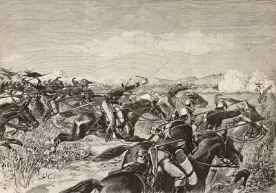 Savoy Cavalry Regiment lader, 10. september av Quinto Cenni