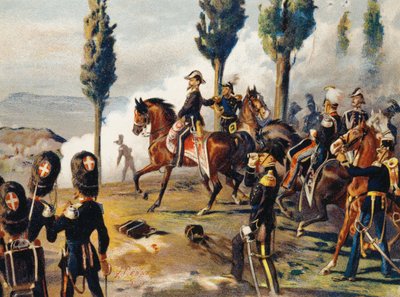 Victor Emmanuel II i slaget ved Custoza, 24. juni av Quinto Cenni