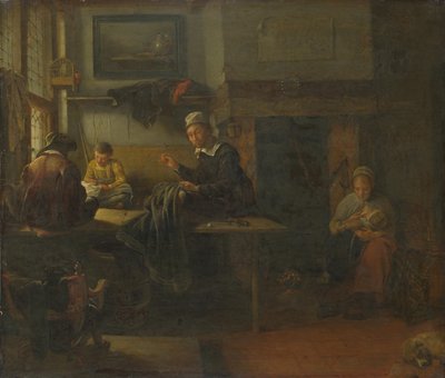 Interiør i en skredderbutikk, ca. 1660 av Quiringh Van Brekelenkam