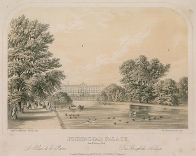 Buckingham Palace fra St James