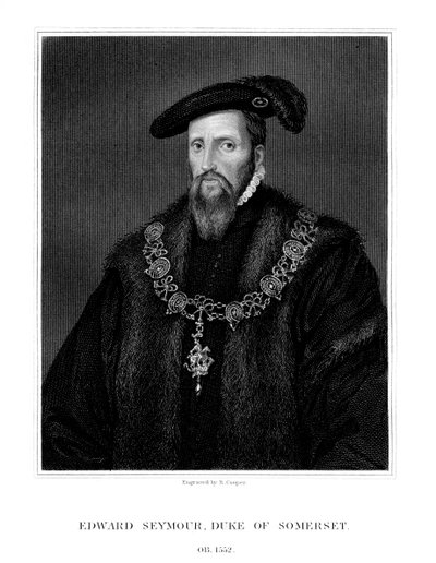 Edward Seymour, 1. hertug av Somerset, Lord Protector of England, 1823. av R. Cooper