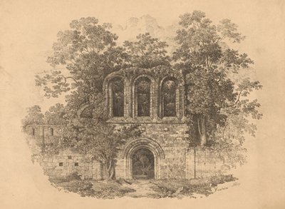 Gateway ved Fountains Abbey av R. Dunning