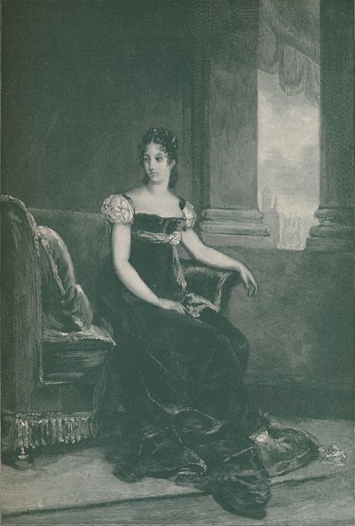 Eugénie Bernardine-Desireé Clary - Mme. Bernadotte, dronning av Sverige, 1811, 1896. av R. G. Tietze