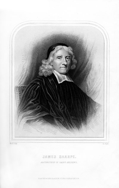 James Sharpe, skotsk prest, 1870 av R. Page