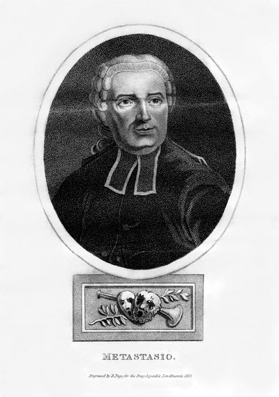 Metastasio , italiensk poet, 1816. av R. Page