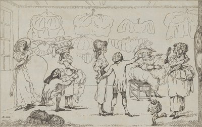 The Bum Shop, 11. juli 1785. av R. Rushworth.