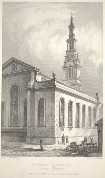 Christ Church, Newgate Street av R. W. Billings