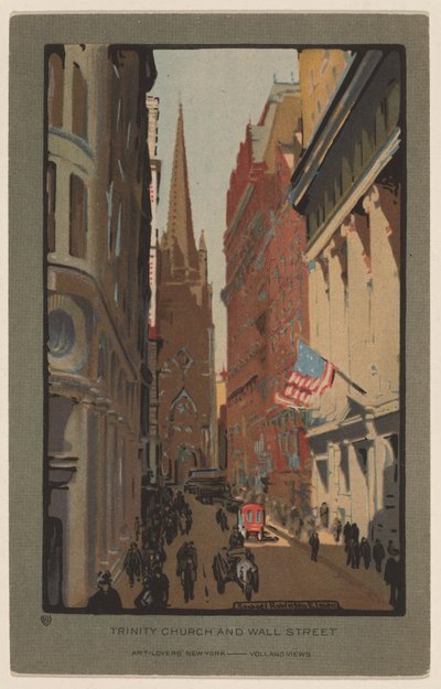 Trinity Church og Wall Street av Rachael Robinson Elmer