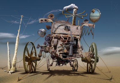 Steampunk-ørkenmaskin av Radoslav Penchev