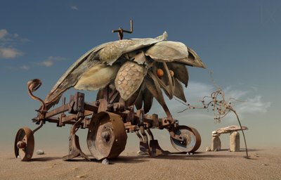 Surrealistisk ørkenmaskin av Radoslav Penchev