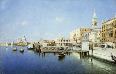 Utsikt over Venezia av Rafael Senet