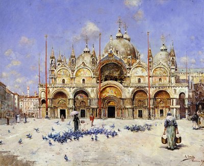 San Marco, Venezia, 1883 av Rafael Senet