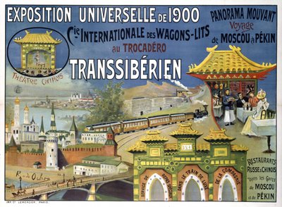 Verdensutstilling 1900. Compagnie Internationale des Wagons-Lits, 1900. av Rafael de Ochoa y Madrazo