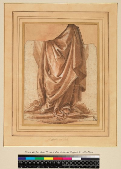 Draperistudie, før 1524 av Raffaellino del Garbo