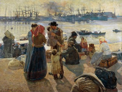 Utvandrere av Raffaello Gambogi