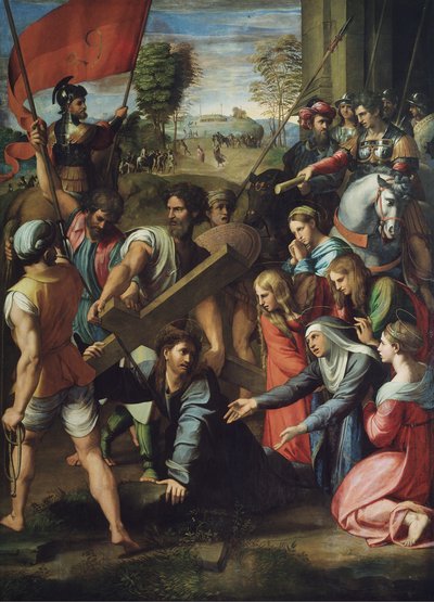 Kristus som bærer korset av Raffaello Sanzio Raphael