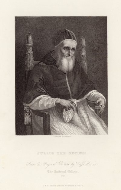 Julius den andre av Raffaello Sanzio Raphael