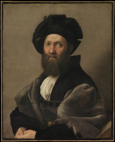 Portrett av Baldassare Castiglione, ca 1515 av Raffaello Sanzio Raphael