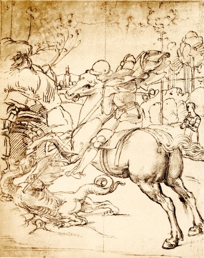St. George dreper dragen av Raffaello Sanzio Raphael