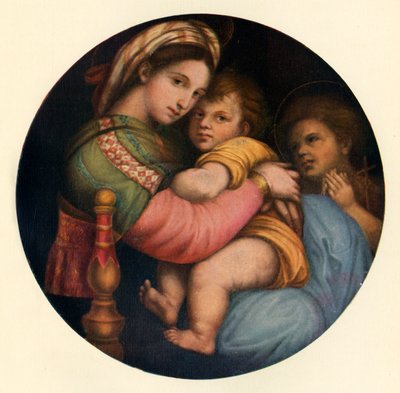 Madonna Della Sedia, c1514, c1912 av Raffaello Sanzio Raphael