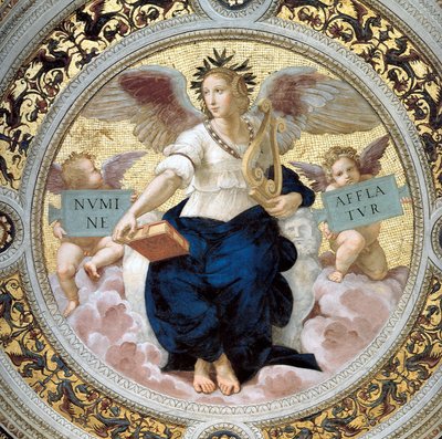 Poesien. Segnaturas rom, 1508 av Raffaello Sanzio Raphael